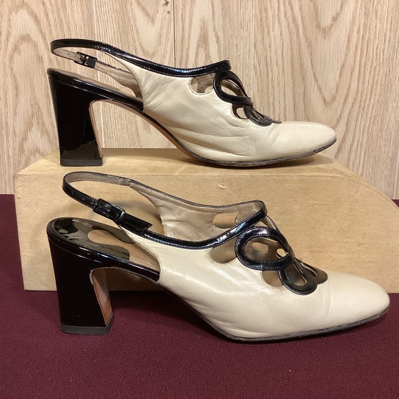 Vintage Gabrielle Collection block heel womens heels size 8 AAA - Picture 1 of 10